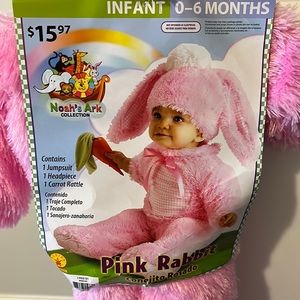 Pink rabbit costume